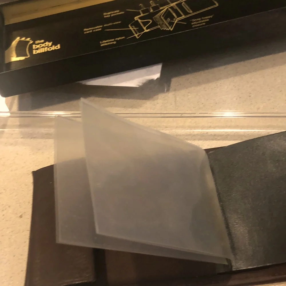 VINTAGE AMITY CASHMERE CALFSKIN BILLFOLD BROWN